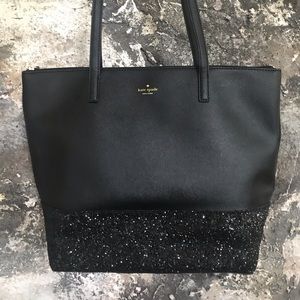 Kate Spade Greta glitter tote